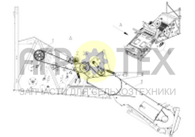 Приводы наклонной камеры (161.03.15.000Ф) (№4 на схеме)